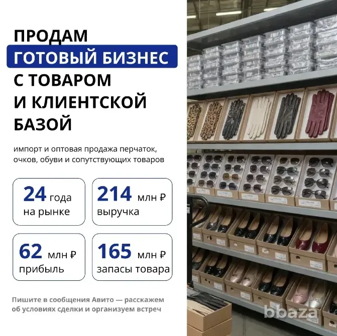 Готовый оптовый бизнес с товаром и клиентской базой — 24 года работы Санкт-Петербург - изображение 1