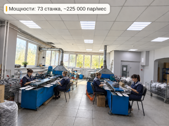 Готовый бизнес: Перчаточное производство Новоуральск