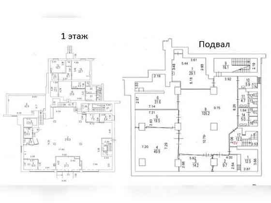 Торговое помещение 807.4 м2 в аренду Москва