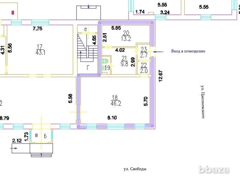 Торговое помещение 75.4 м2 в аренду Москва - изображение 1