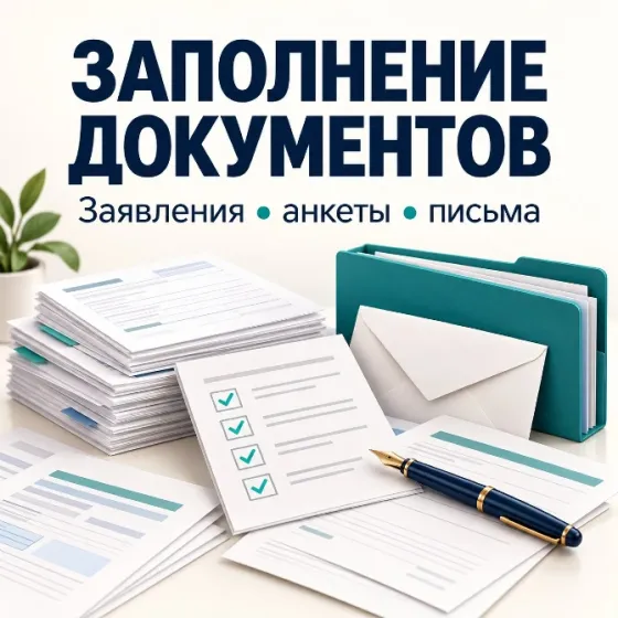 Подготовка и заполнение документов - дистанционно. Красноярск
