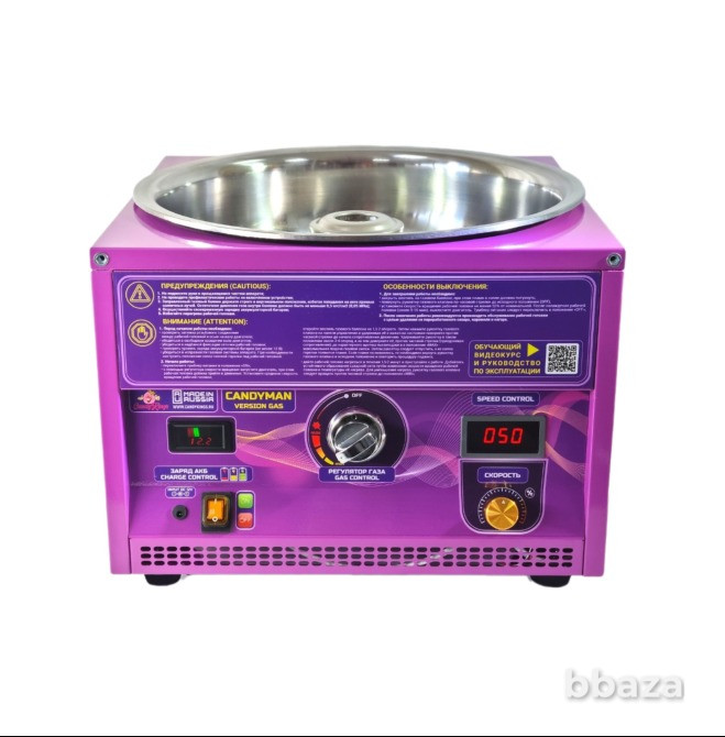 Аппарат для сладкой ваты CANDYMAN GAS (газовый) настольный Санкт-Петербург - изображение 2