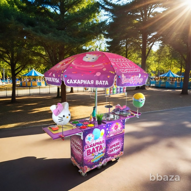 Аппарат сахарной ваты CANDYMAN GAS PRO (газовый) для уличной торговли Москва - изображение 6