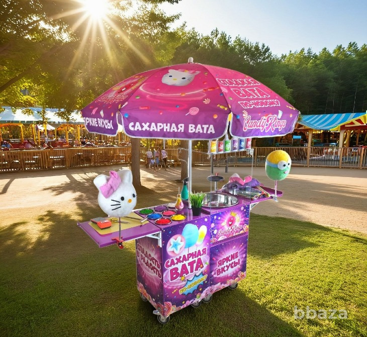 Аппарат сахарной ваты CANDYMAN GAS PRO (газовый) для уличной торговли Москва - изображение 1