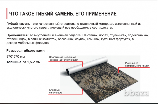 Гибкий камень, гибкий кирпич и термопанель Севастополь - photo 3