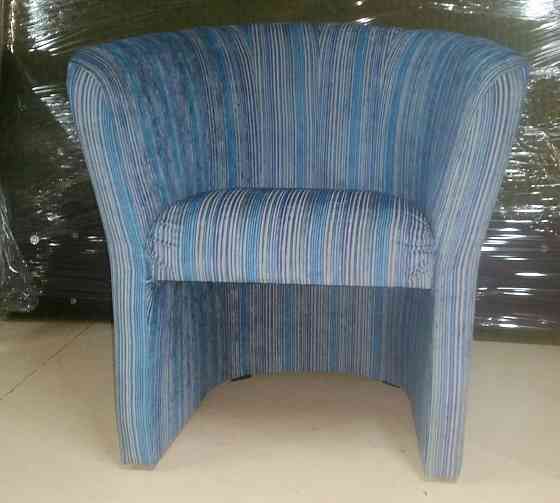 Голубое полосатое кресло Москва