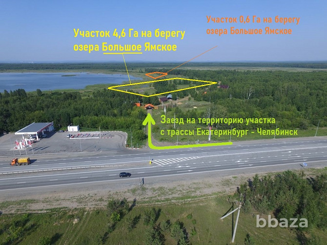 Участок рекреации под базу отдыха на первой линии берега озера Екатеринбург - изображение 2