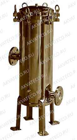 Промышленный мультипатронный фильтр нержавеющий Ресурс-11П-Фл (20") Москва