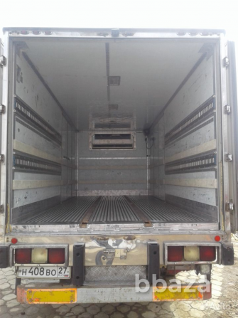 Перевозки, фургон рефрижератор 5 тонн, 10 -15 тонн. Аппарель (гидроборт) Хабаровск - изображение 2