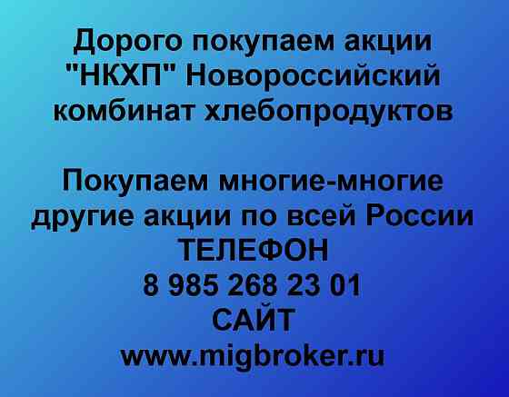 Покупаем акции НКХП Новороссийск