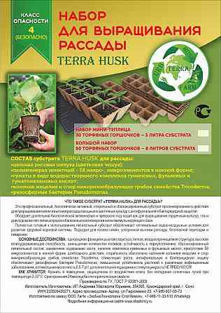 Большой набор для выращивания рассады Terra Husk 80 торфяных горшочков Сочи