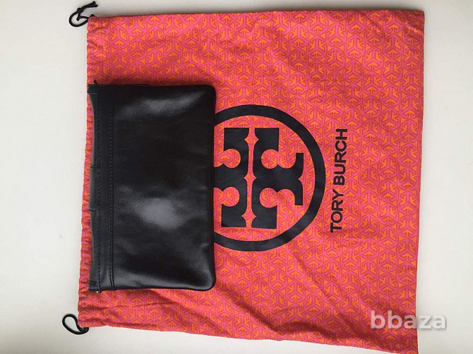Клатч tory burch черный кожа сумка женская аксессуар оригинал кожаная бренд Москва - photo 5