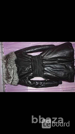 Пуховик куртка новая fashion furs италия 44 46 s m кожа черный мех чернобур Москва - photo 2