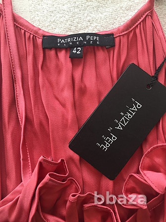 Платье сарафан новый patrizia pepe италия 42 44 46 s m размер розовое корал Москва - изображение 9