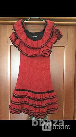 Платье новое dolce&gabbana м 46 s 42 44 шерсть вязаное оранж оранжевое сара Москва - photo 1