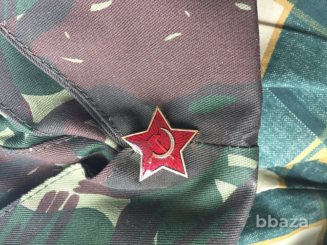 Пилотка женская новая хлопок зеленая защитный цвет звезда шапка Москва - photo 4