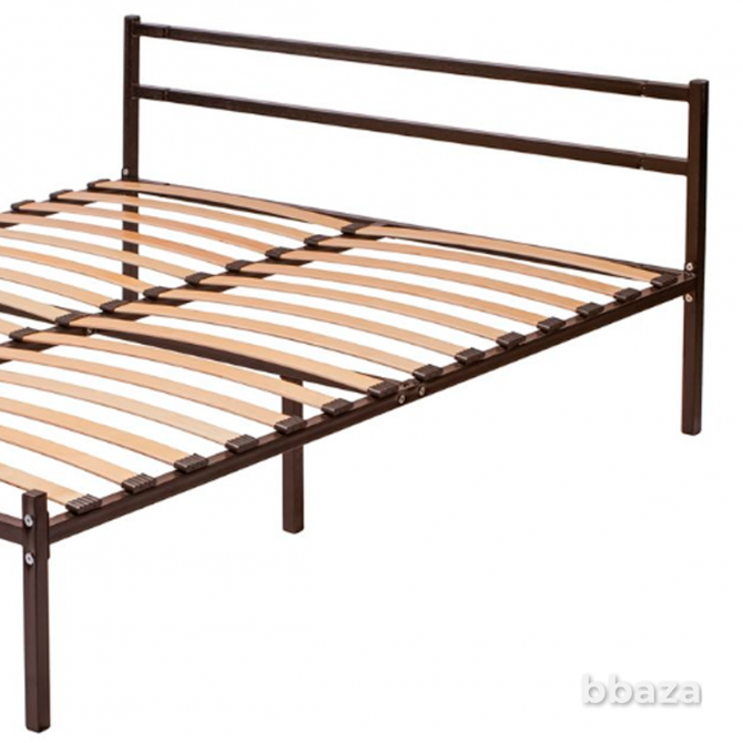 Двуспальная кровать металлическая разборная Москва - изображение 2
