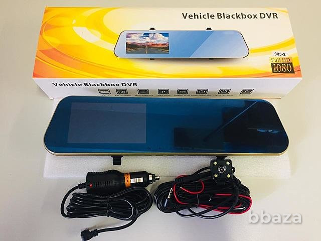Видеорегистратор "Vehicle BlackBOX" на зеркале заднего вида, FullHD, microSD, 4.3", 2 камеры 12/24В. Владивосток - photo 1