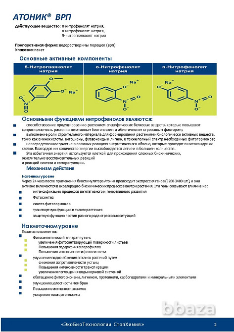 Атоник Плюс водорастворимый порошок 18 грамм ВРП Сочи - изображение 2