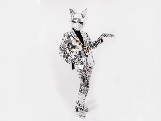 Стильный зеркальный костюм от Шоу Тайм Чита