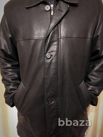 Крутая стильная куртка из свиной кожи р.54 Новосибирск - photo 1